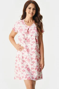 Bawełniana damska koszula nocna Soft Cotton krótka