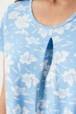 Bawełniana damska koszula nocna Soft Cotton krótka