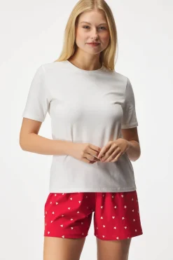 Bawełniana piżama Madeline krótka