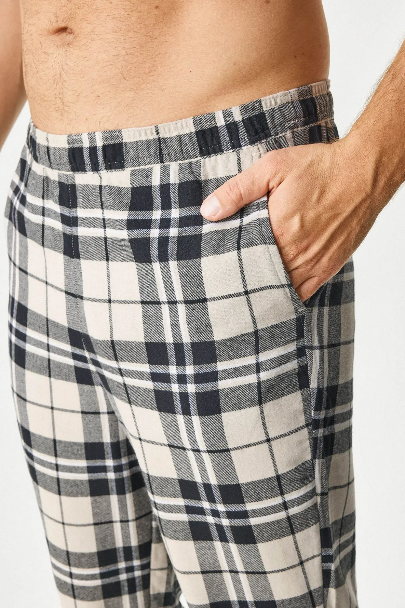 Bawełniane spodnie od piżamy JACK AND JONES JACRimon