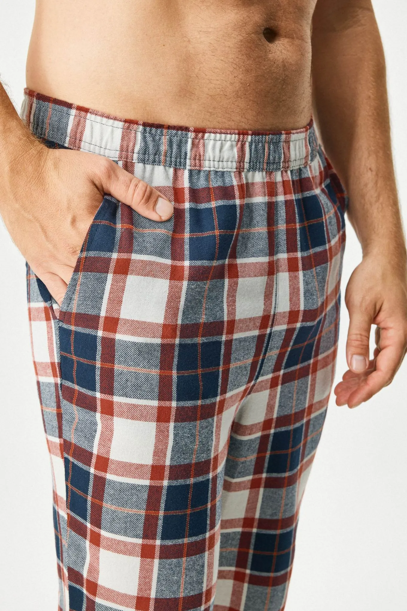 Bawełniane spodnie od piżamy JACK AND JONES JACRimon