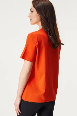 Bawełniany T-shirt Pieces Ria