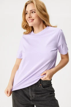 Bawełniany T-shirt Pieces Ria