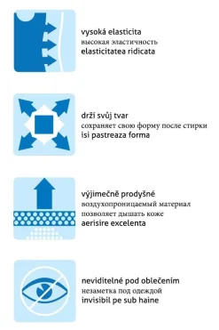 Bezszwowy podkoszulek wyszczuplający SilverPro