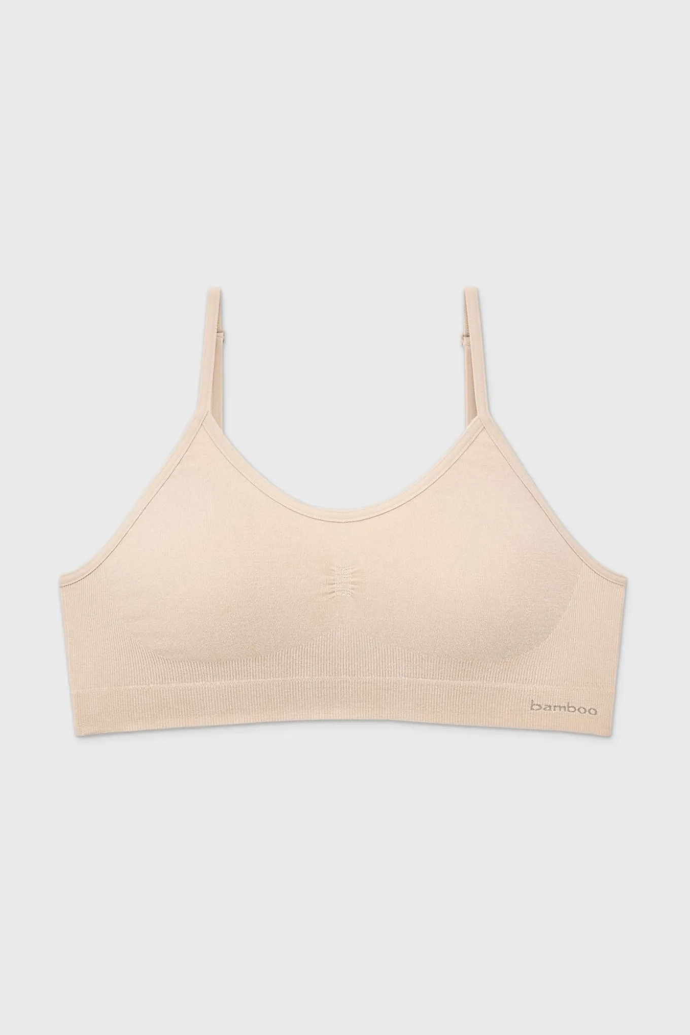 Biustonosz Bamboo Nature Bralette II bezszwowy