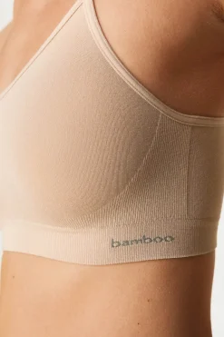 Biustonosz Bamboo Nature Bralette II bezszwowy