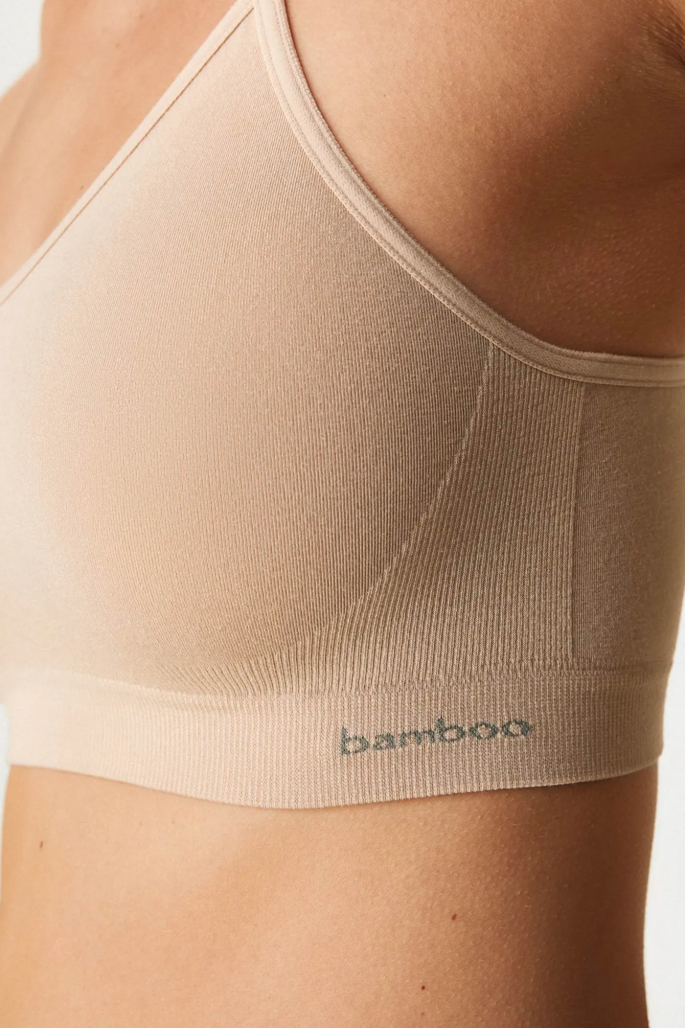 Biustonosz Bamboo Nature Bralette II bezszwowy