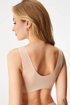 Biustonosz Bamboo Nature Bralette bezszwowy
