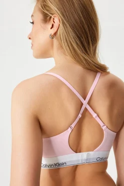 Biustonosz Calvin Klein Icon Cotton Modal Push-Up Plunge