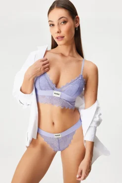 Biustonosz HUGO Triangle RL Lace Bralette