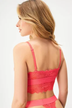 Biustonosz HUGO Triangle RL Lace Bralette