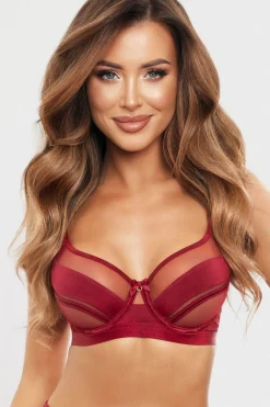 Biustonosz nieusztywniany Hailee Merlot