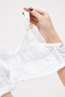 Biustonosz nieusztywniany Shiny Jacquard bez fiszbin