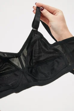 Biustonosz nieusztywniany Shiny Jacquard bez fiszbin