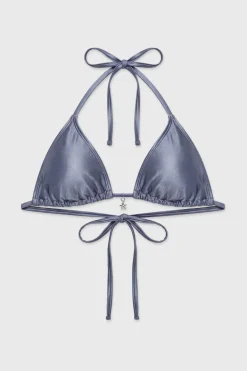 Biustonosz od stroju kąpielowego Satin Steel-Blue III