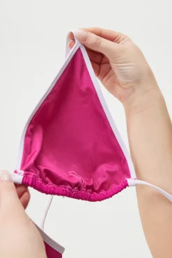 Biustonosz od stroju kąpielowego PINK STORM Color Pop Pink
