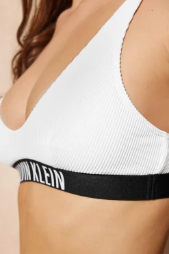 Biustonosz od stroju kąpielowego Calvin Klein Classic White