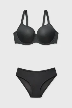 Biustonosz od szybkoschnącego stroju kąpielowego Spacer 3D Breeze Black