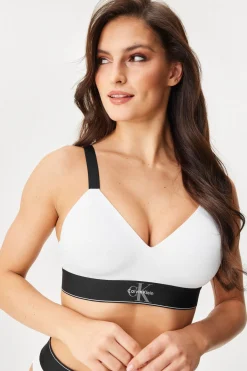 Biustonosz usztywniany Calvin Klein Graphic Bralette