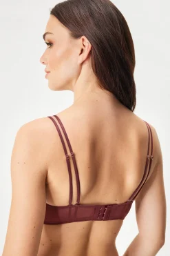 Biustonosz usztywniany Lyra Satin Plunge
