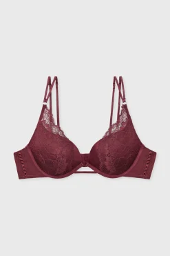 Biustonosz usztywniany Lyra Satin Plunge