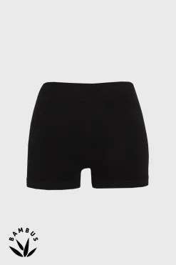 Bokserki bambusowe Black bezszwowe