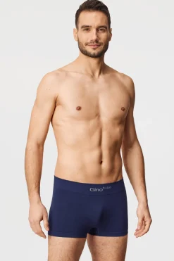 Bokserki bambusowe Dark Blue bezszwowe
