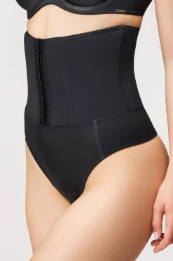 Ściągający gorset ze stringami Elegant Shape