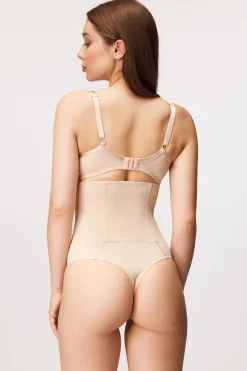 Ściągający gorset ze stringami Elegant Shape