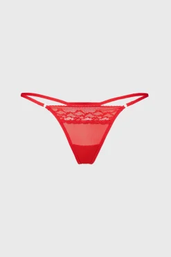 Czerwone figi Thong