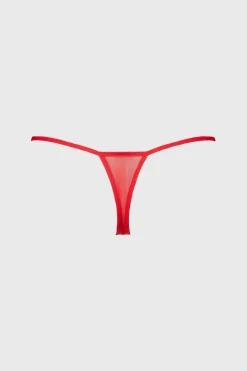 Czerwone figi Thong