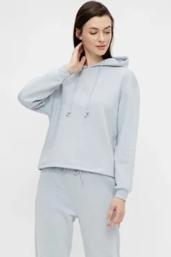 Damska bluza Pieces Chill z kapturem