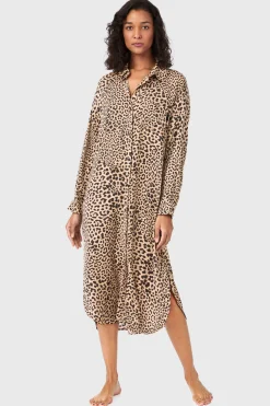 Damska koszula nocna DKNY Manhattan Chic długa