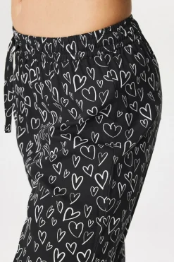 Damskie spodnie od piżamy Night Hearts