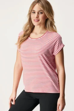 Damski T-shirt ONLY Stripe