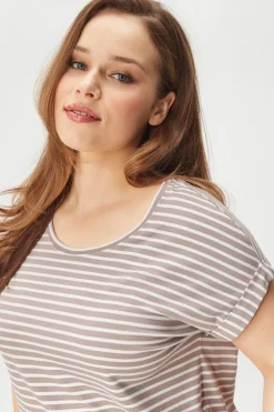 Damski T-shirt ONLY Stripe
