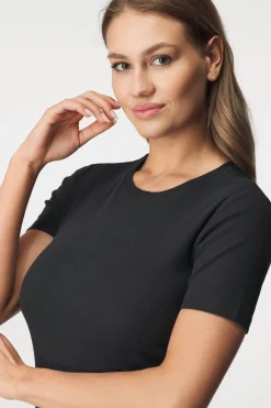 Damski T-shirt Pieces Rukado z krótkim rękawem