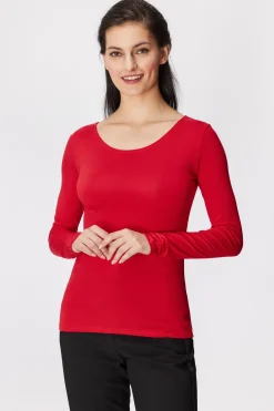 Damski T-shirt z długimi rękawami Melani