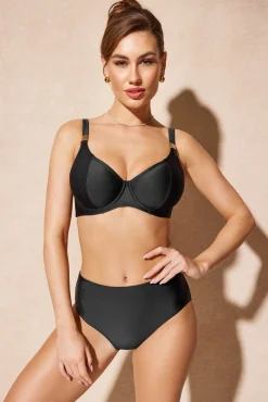 Dwuczęściowy strój kąpielowy Satin Black I