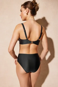 Dwuczęściowy strój kąpielowy Satin Black I