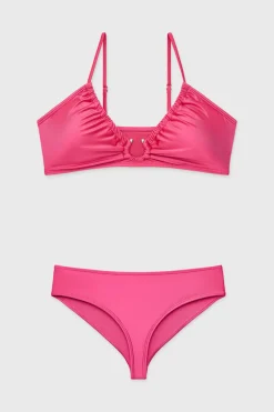 Dwuczęściowy strój kąpielowy Satin Pink I