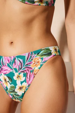 Dwuczęściowy strój kąpielowy Velvet Hibiscus Push-Up