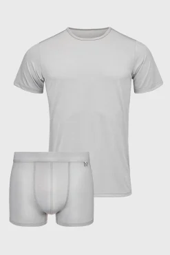 KOMPLET T-shirt funkcyjny i bokserki MEN-A Athlete