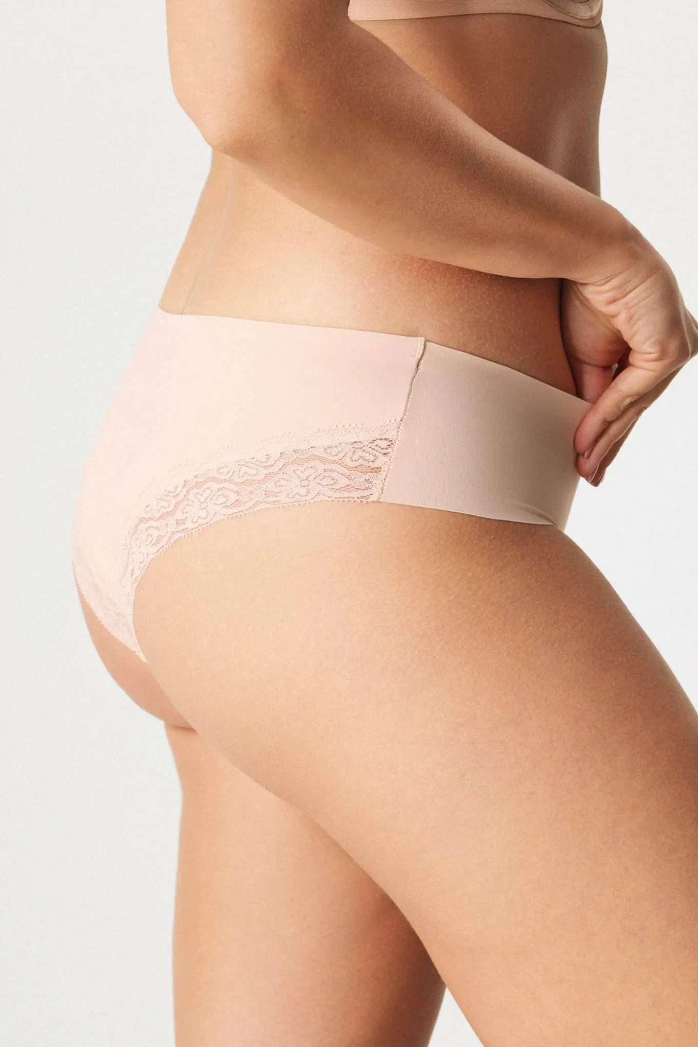 Majtki hipstery Simple Lace