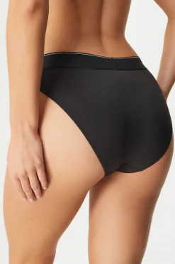 Majtki klasyczne Calvin Klein Graphic z wysokim stanem