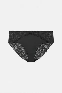 Majtki klasyczne Lace Rose z podwyższonym stanem