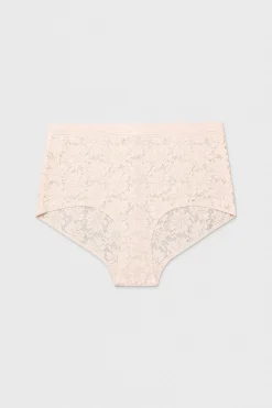 Majtki klasyczne Selmark One Lace z wysokim stanem