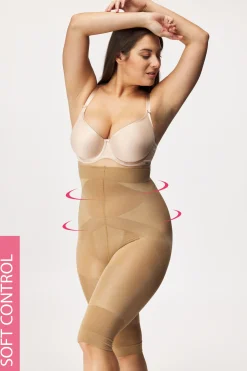 Majtki modelujące PLUS SIZE Smoothwear z nogawkami