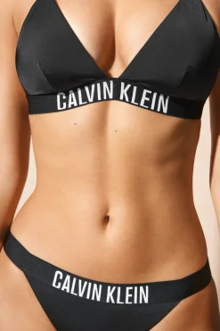 Majtki od stroju kąpielowego Calvin Klein Black