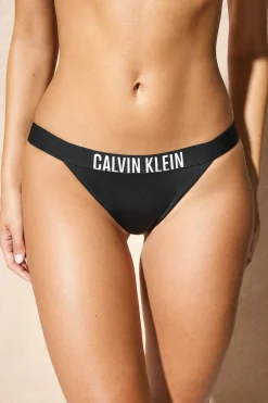 Majtki od stroju kąpielowego Calvin Klein Black
